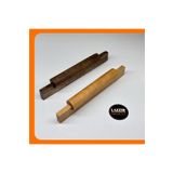 lazzir handle Ahşap Kulp Yuvarlak Kısa Ekstra Kulp (128 MM)-dolap Kulpu Çekmce Kulpu 128 Mm(DOĞAL VERNİK)
