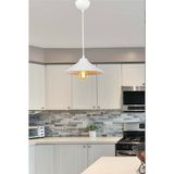 Lbx Lighting Box Yıldız Home Japon Şapka Tekli Rustik Beyaz Avize