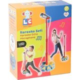 LC-30966 Işıklı Ses Değiştirici Efektli 6 Farklı Müzik Stili ve Ritim Ses Efektleri Içeren Mp3 Giriş - Renkli