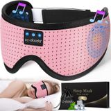 LC-dolida 3D Uyku Maskesi - Bluetooth Kablosuz Müzik - Klasik Pembe