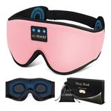 LC-dolida 3D Uyku Maskesi - Bluetooth Kablosuz Müzik - Pembe
