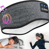 LC-dolida Uyku Maskesi - Kablosuz Kulaklıklar İnce HD Hoparlör - Moda Gri