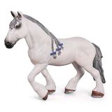 LC JoyCre Gerçekçi Lipizzaner Mare At Aksiyon Figürü Koleksiyonu At Oyuncağı Kendin Yap Dioramalar At Figürü Çocuklar Erkek Kız Çocuklar için 5 6 7 8 Yaş