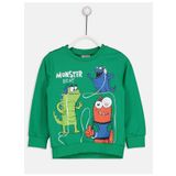 LC Waikiki 8W4007Z4 Erkek Çocuk Bisiklet Yaka Sweatshirt