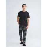 Lc Waıkıkı Antrasit Standart Kalıp Ekose Erkek Pijama Alt