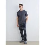 LC Waikiki Antrasit Standart Kalıp Erkek Pijama Takımı