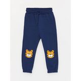LC Waikiki Baby Beli Lastikli Baskılı Erkek Bebek Jogger Eşofman Alt - 1,5 Yaş - Navy