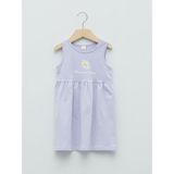 LC Waikiki Baby Bisiklet Yaka Baskılı Kız Bebek Elbise - 4 Yaş - Karışık