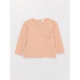 LC Waikiki Baby Bisiklet Yaka Kız Bebek Tişört - 18 Ay - Coral