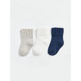 LC Waikiki Basic Erkek Bebek Soket Çorap 3 Lü (W4) - 22 - Beyaz