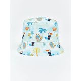 LC Waikiki Baskılı Erkek Bebek Bucket Şapka (S6) - Aqua - Dropsuz - 6 - 18 Ay