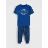 LC Waikiki Baskılı Erkek Çocuk Pijama Takım (S6) - Renkli - 10 - 11 Yaş