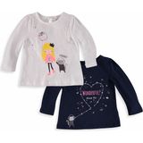 LC Waikiki Bebek Bisiklet Yaka T-Shirt 2'Li - 18 - 24 Ay - Ekru