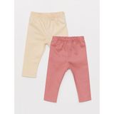 LC Waikiki Beli Lastikli Basic Kız Bebek Tayt 2'li - Dropsuz - 1 - 3 Ay