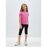 LC Waikiki Beli Lastikli Basic Kız Çocuk Tayt - Black