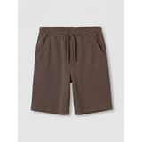 LC Waikiki Beli Lastikli Erkek Çocuk Pike Şort (S6) - 8 - 9 Yaş - Kahve
