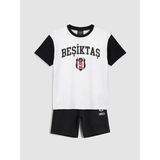 LC Waikiki Beyaz Beşiktaş Baskılı Erkek Çocuk Tişört ve Şort - 7 - 8 Yaş