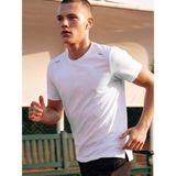 LC Waikiki Beyaz Bisiklet Yaka Erkek Spor Tişört - M
