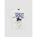 LC Waikiki Beyaz Dragon Ball Baskılı Erkek Çocuk Tişört
