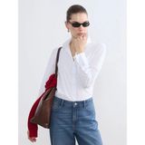 LC Waikiki Beyaz Slim Fit Kadın Gömlek