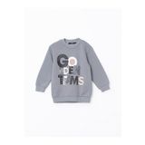 LC Waikiki Bisiklet Yaka Baskılı Erkek Bebek Sweatshirt