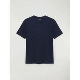 LC Waikiki Bisiklet Yaka Kısa Kollu Erkek Pijama Üst (S6) - Navy