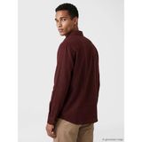 LC Waikiki Bordo Regular Fit Armürlü Erkek Gömlek