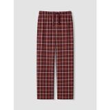 Lc Waıkıkı Bordo Regular Fit Ekose Erkek Pijama Altı