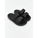 LC Waikiki Çift Bantlı Erkek Çocuk Terlik (S6) - Black
