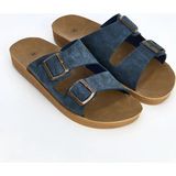 LC Waikiki Çift Bantlı Erkek Terlik (S6) - Navy