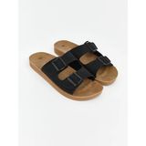 LC Waikiki Çift Tokalı Erkek Terlik (S6) - Black