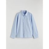 LC Waikiki Çizgili Erkek Çocuk Gömlek (S6) - Blue - 9 - 10 Yaş