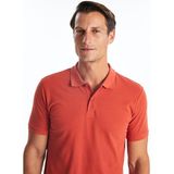 LC Waikiki Classic Polo Yaka Kısa Kollu Pike Erkek Tişört - Orange