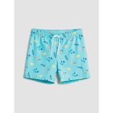 LC Waikiki Desenli Erkek Çocuk Deniz Şortu (S6) - Turquoise - 10 - 11 Yaş