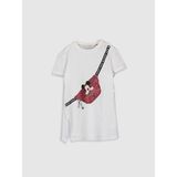 LC Waikiki Disney Kız Çocuk T-Shirt - 7 - 8 Yaş - Beyaz