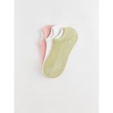 LC Waikiki Dream Kadın Düz Patik Çorap 3'lü Paket - 36 - 38 - Pink