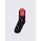 LC Waikiki Dream Yılbaşı Temalı Kadın Soket Çorap 2'li Paket - Bright Red - 39