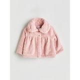 Lc Waikiki Ekru Bebe Yaka Kız Bebek Pelüş Mont -For Yourself- - 6 - 9 Ay - Pembe