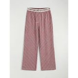 LC Waikiki Ekru Bisiklet Yaka Baskılı Kız Çocuk Pijama Takım - 9 - 10 Yaş
