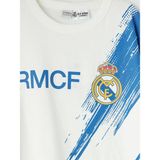 LC Waikiki Ekru Bisiklet Yaka Real Madrid Baskılı Erkek Çocuk Tişört - 9 - 10 Yaş