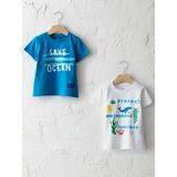 LC Waikiki Erkek Bebek Tişört - 18 - 24 Ay - Beyaz