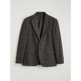 LC Waikiki Erkek Blazer Ceket Standart Kalıp Kahverengi Desenli Uzun Kollu - 52