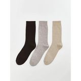 LC Waikiki Erkek Soket Çorap 3 Lü (S6) - Kahve