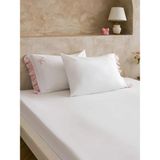 LC Waikiki Fiyonk Nakışlı Yastık Kılıfı 2 Li 50X70 cm (S6) - Beyaz