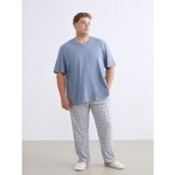 Lc Waıkıkı Gri Büyük Beden Standart Kalıp Ekose Erkek Pijama Alt