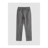 LC Waikiki Gri Slim Fit Erkek Çocuk Gabardin Pantolon