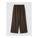 LC Waikiki Haki Beli Lastikli Geniş Paça Kadın Pantolon