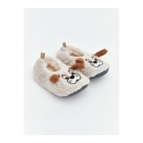 LC Waikiki Hayvan Nakışlı Pelüş Erkek Bebek Panduf (W5)