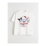 LC Waikiki Hello Kitty ve Arkadaşları Baskılı Kız Çocuk Tişört
