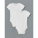 LC Waikiki Hilfa Yeni Sezon Organik Kumaş Kız Bebek Çıtçıtlı Bodysuit 2'li - Ekru - 24 - 36 Ay